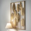 Pannello decorativo foglie oro - immagine 2