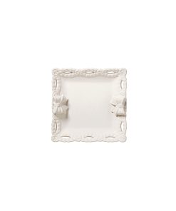 Vassoio quadrato fiocchi