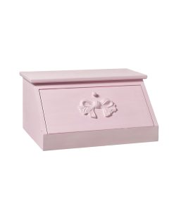 Portapane rosa con fiocco