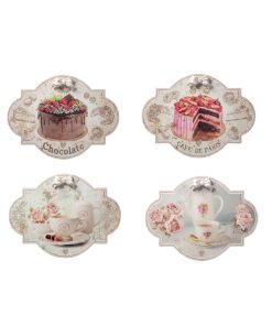 Set 4 bozzetti dolci tentazioni