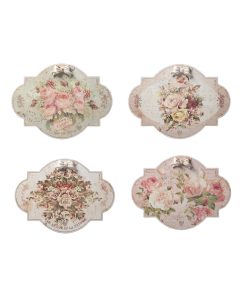 Set 4 bozzetti fiori recisi