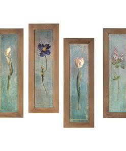 Set 4 quadri blu e blu