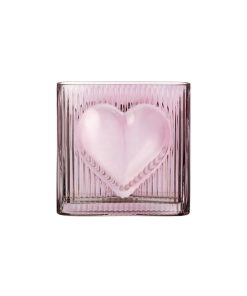Vaso vetro con cuore