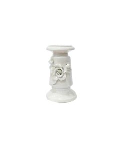 Candelabro con rosa