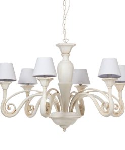 Lampadario decò 6 luci