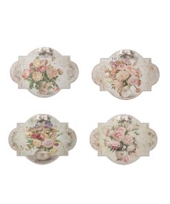 Set 4 bozzetti vasi fiori
