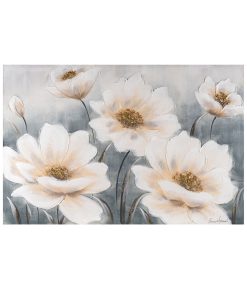 Tela fiori bianchi