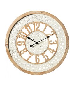 Orologio intagliato tondo