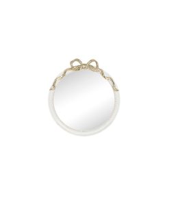 Specchiera tonda con fiocco