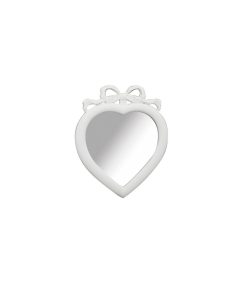 Specchiera cuore con fiocco