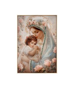 Tela con cornice Madonna con bambino