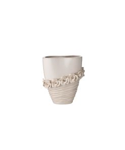 Vaso righe e rose