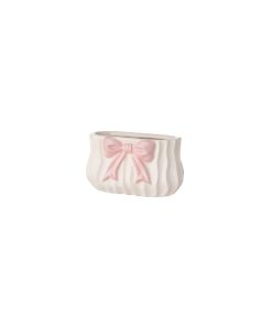 Vaso fiocco rosa