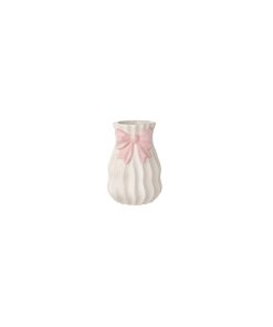 Vaso fiocco rosa