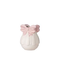 Vaso fiocco rosa