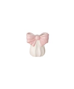 Vaso fiocco rosa