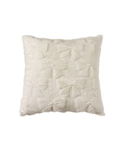 Cuscino fiocchi bianco