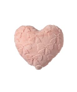 Cuscino a cuore rosa