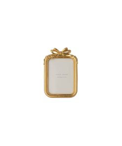 Portafoto fiocco oro