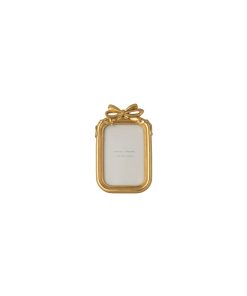 Portafoto fiocco oro