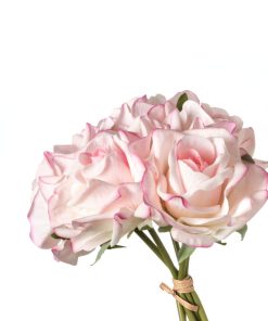Alternative view of Mazzolino rose real touch (conf. 12 pz.)